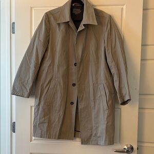 Reiss Men's Light Grey Trench Coat